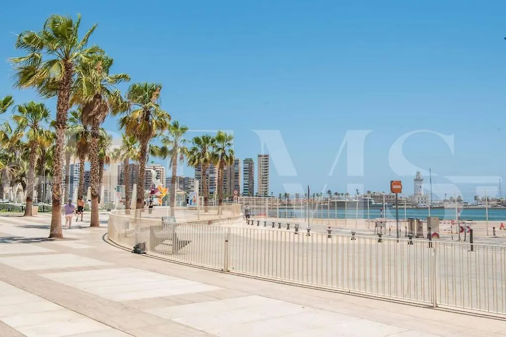 Urban Sky Apartment With Parking & Gym By Rems Malaga