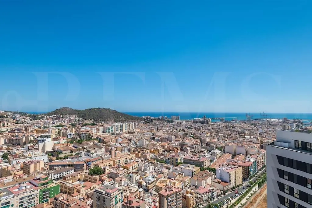 Urban Sky Apartment With Parking & Gym By Rems Málaga
